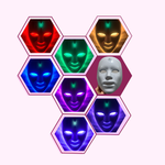 Máscara facial LED